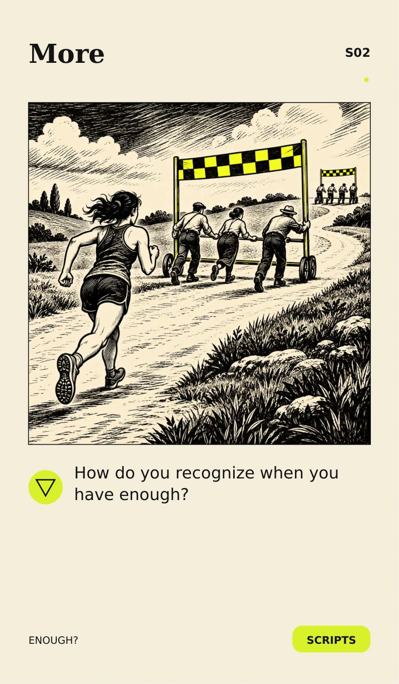 More: How do you recognize when you have enough?